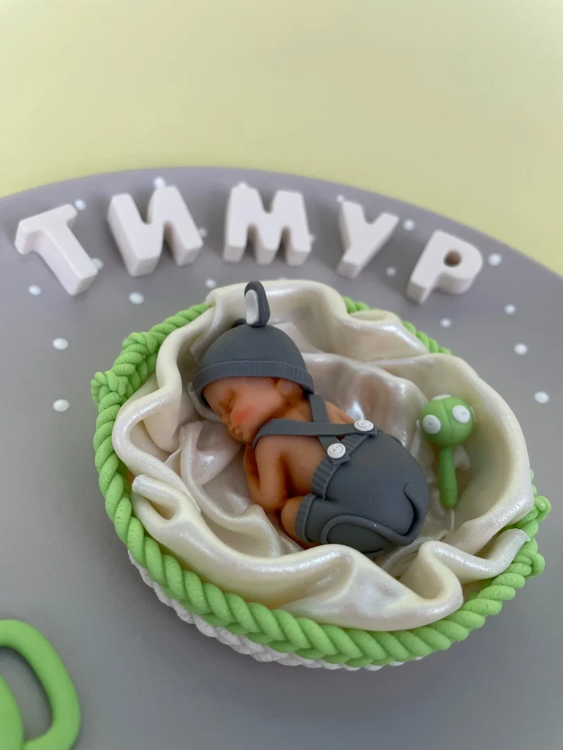 Тарелочка с метрикой малыша - миниатюра 8