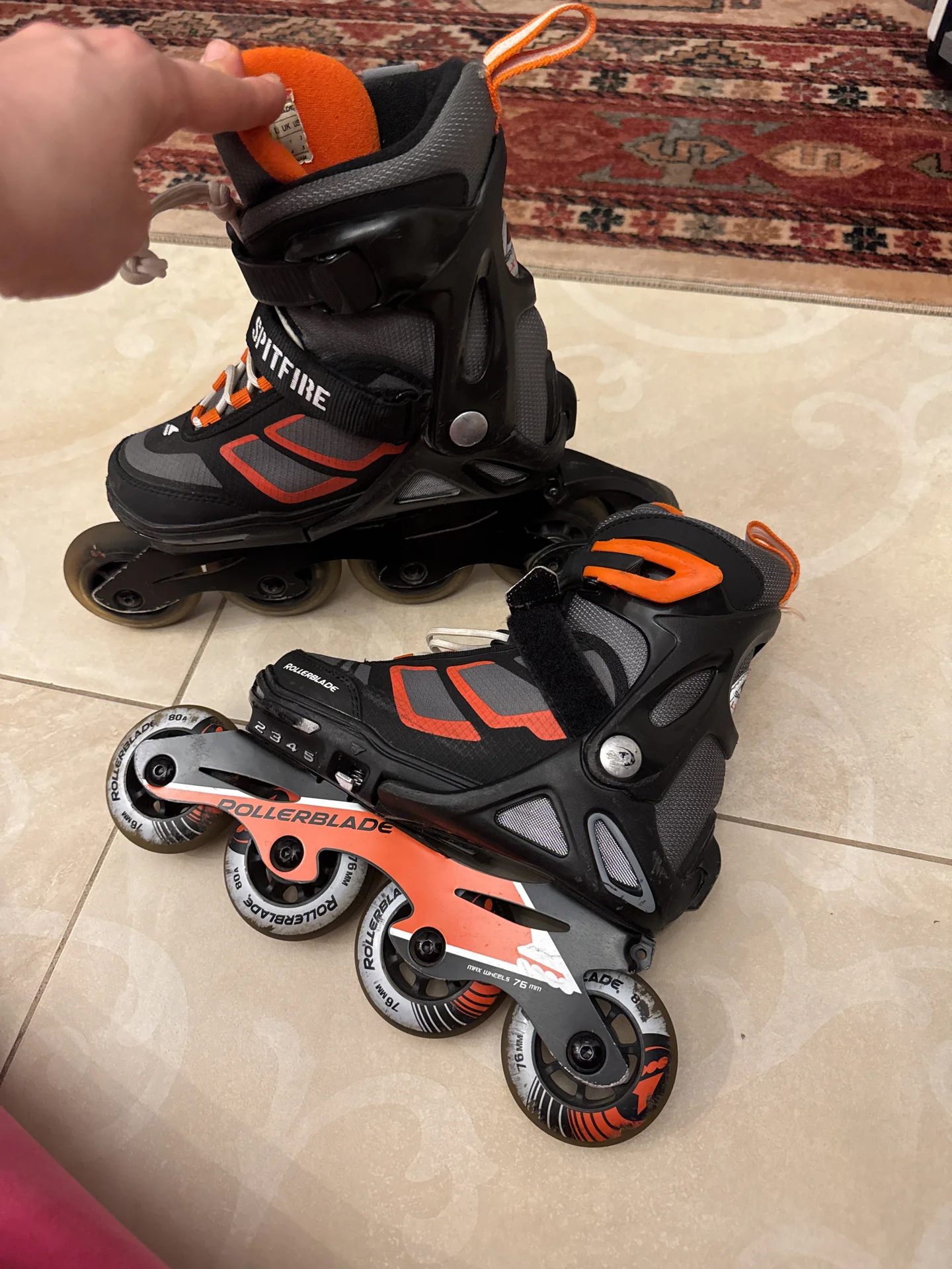 Rollerblade ролики раздвижные 33-36,5 - изображение 1