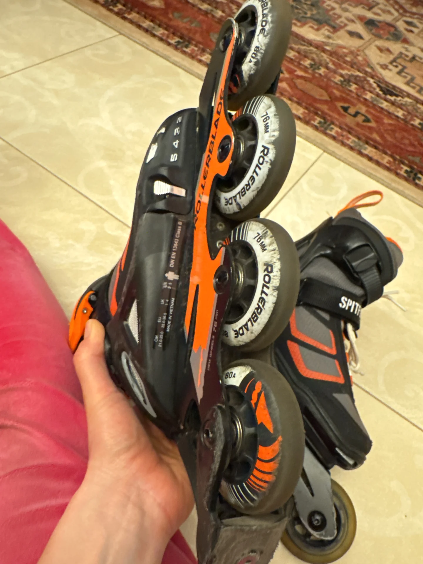 Rollerblade ролики раздвижные 33-36,5 - миниатюра 2