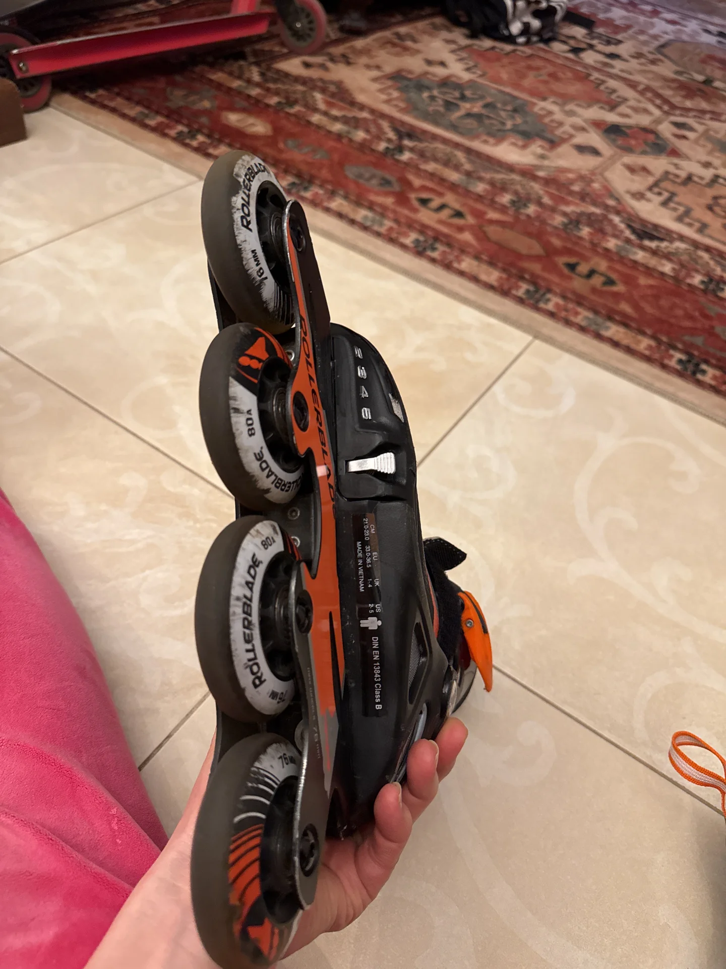 Rollerblade ролики раздвижные 33-36,5 - миниатюра 4
