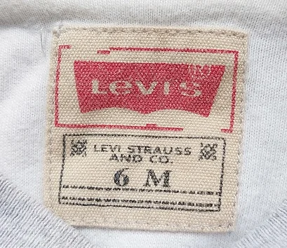 Свитшот детский Levi's , цвет серый , размер 6м. - миниатюра 2