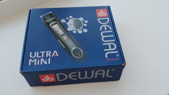 Машинка для стрижки dewal ultra minimini - видео 4
