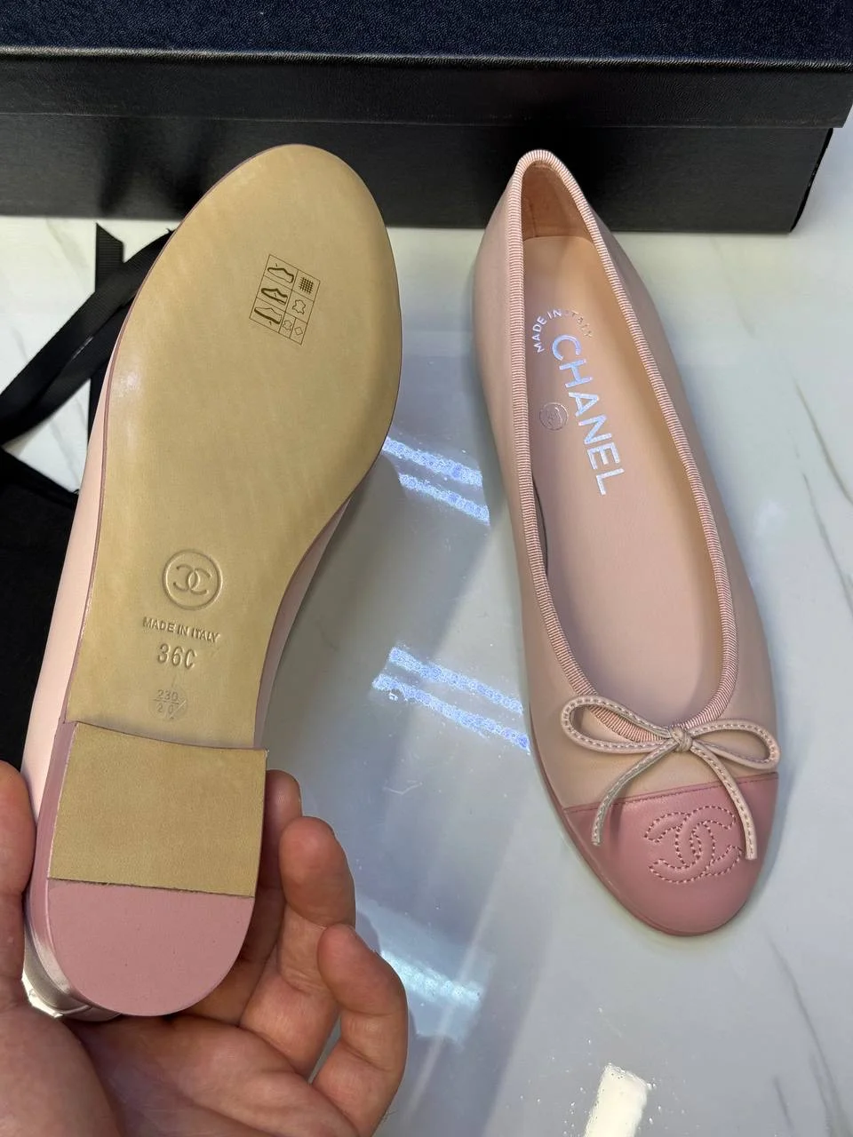 Балетки Chanel Logo - миниатюра 5
