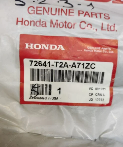 Ручка задней правой двери Honda Accord 9 (Нов) - миниатюра 2