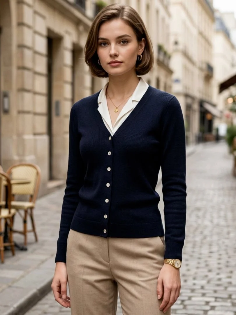 Кофта на пуговицах из Германии женская Angela Molino for Stottrop