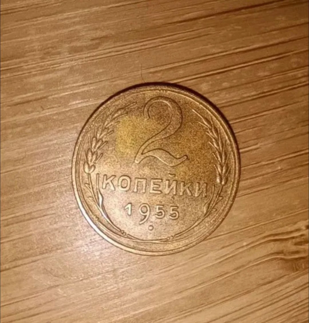 Монета 2 копейки 1955 СССР - изображение 1