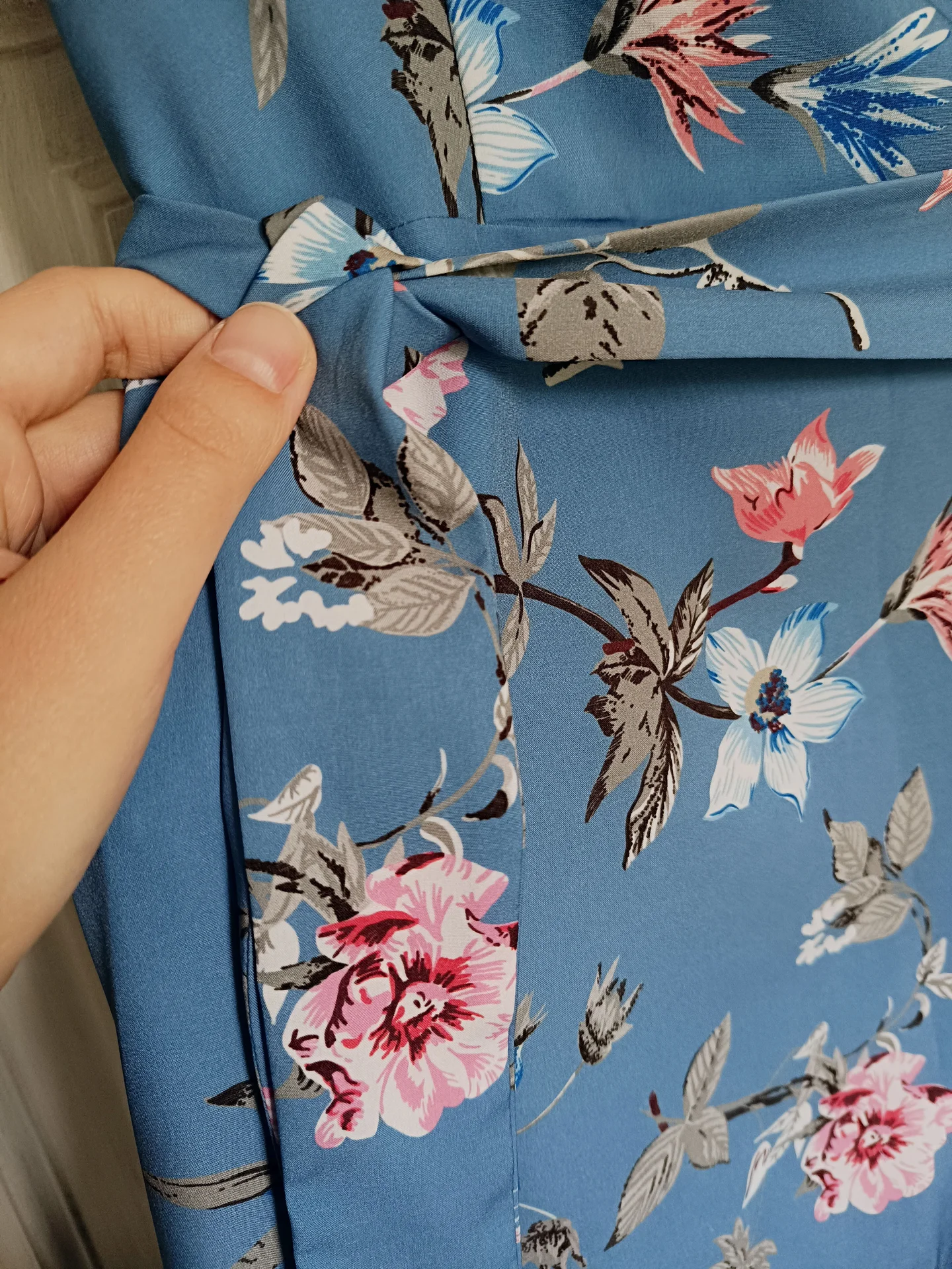 Платье для беременных 42 женское с поясом легкое - миниатюра 15