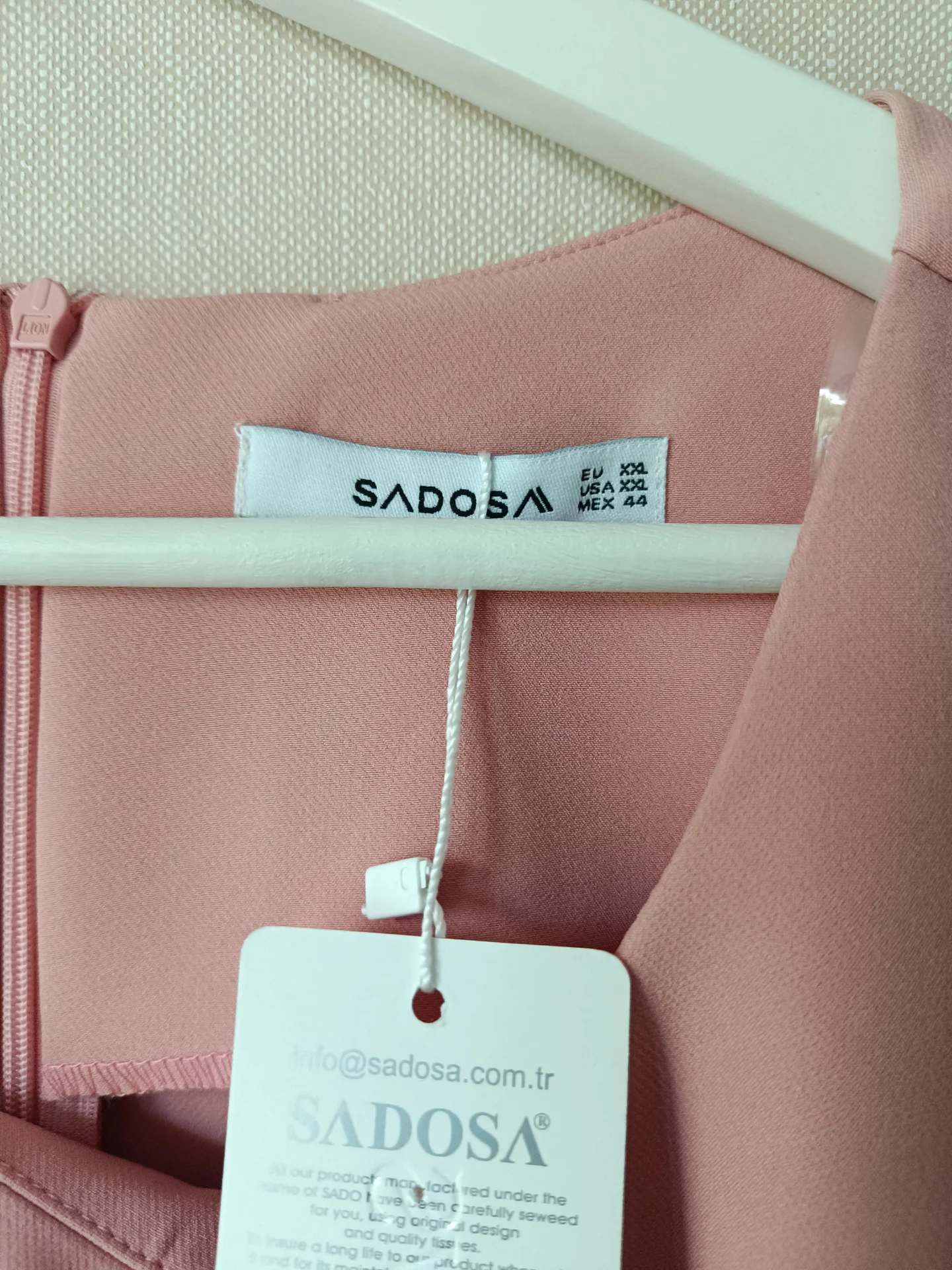 Платье Sadosa 52 54 прямое розовое новое с биркой - миниатюра 5