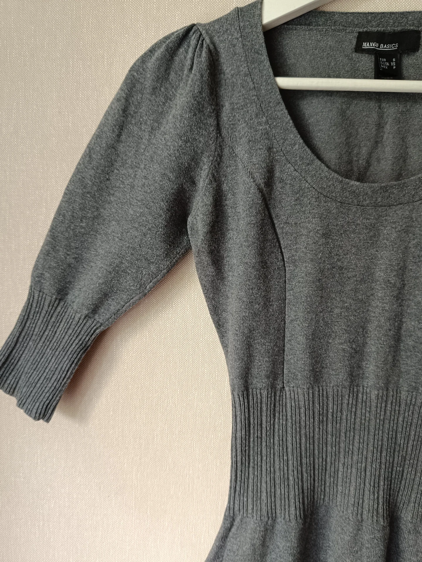 платье MANGO трикотаж тёплое женское 40-42 - миниатюра 3