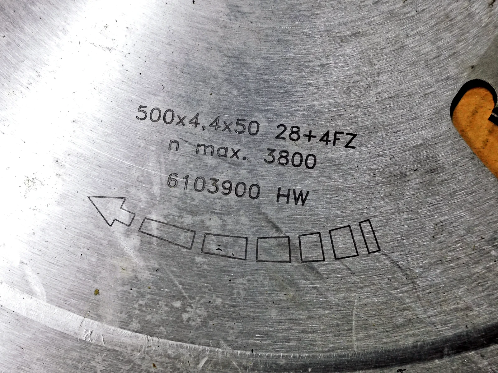 Диск пильный Pilana 500х50х4.4/3.2хz28+4 94.1 FZ - миниатюра 2
