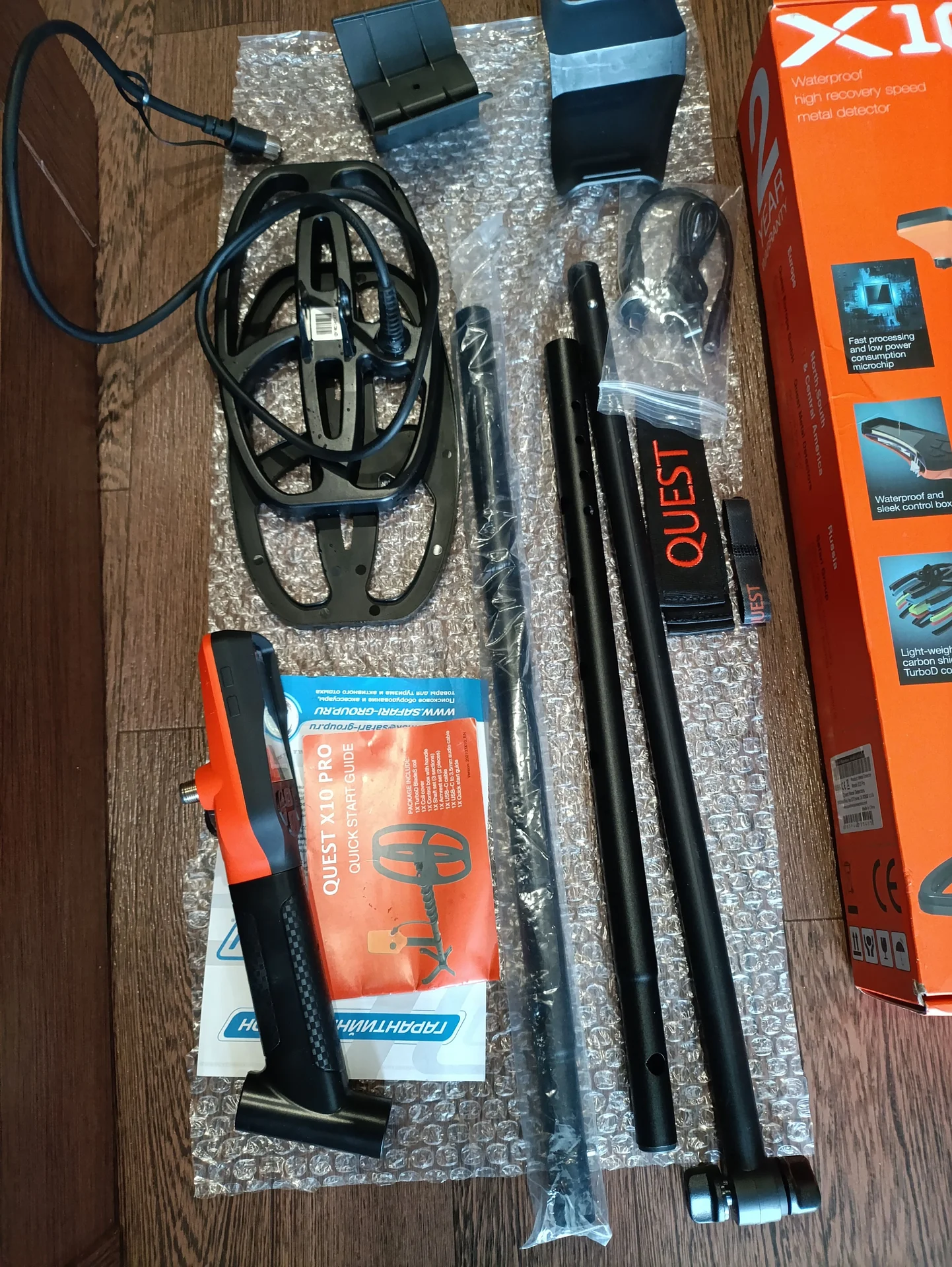 Металлодетектор Quest X10 pro - миниатюра 2