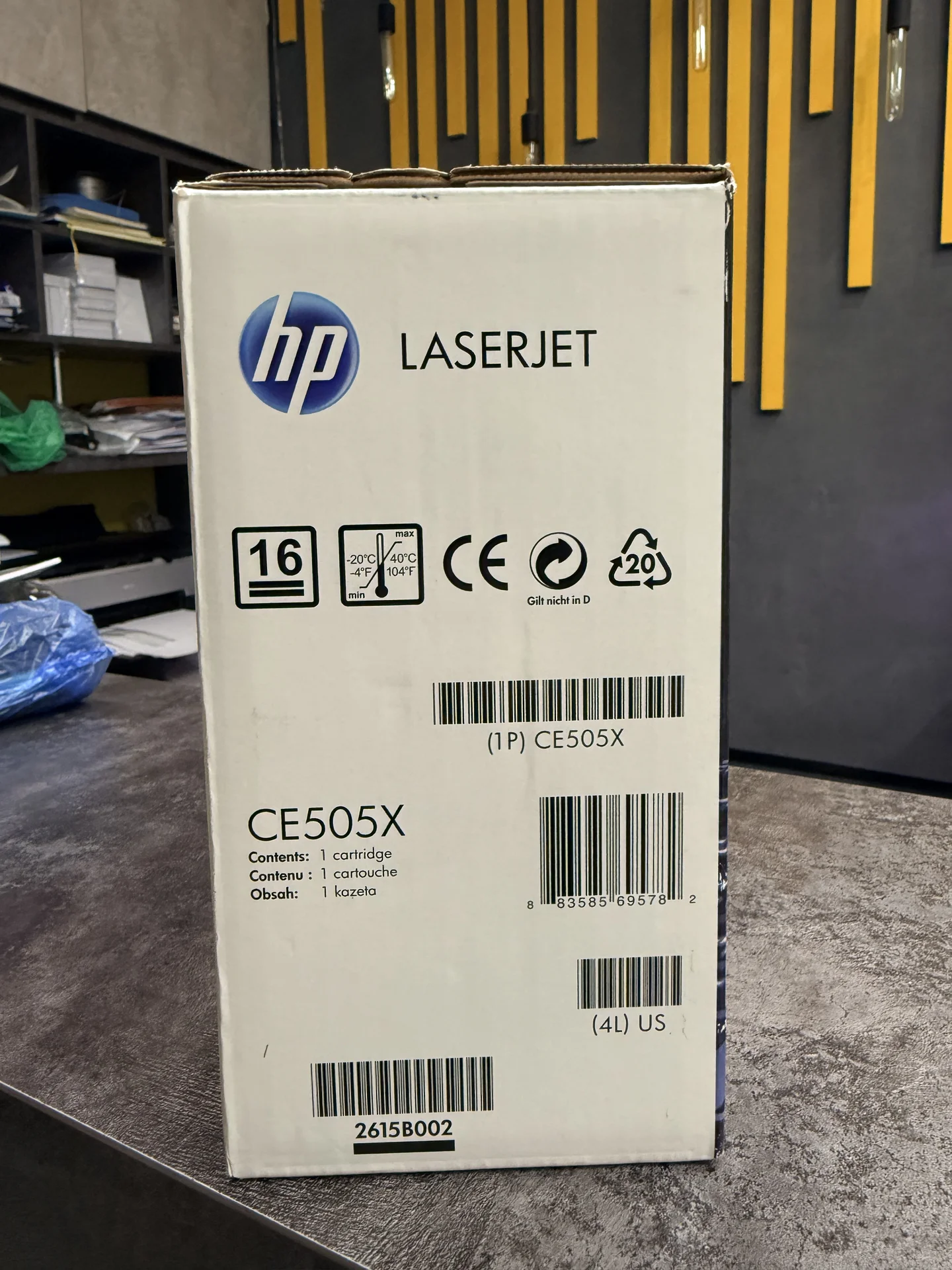 Картридж HP 05x оригинал - миниатюра 3