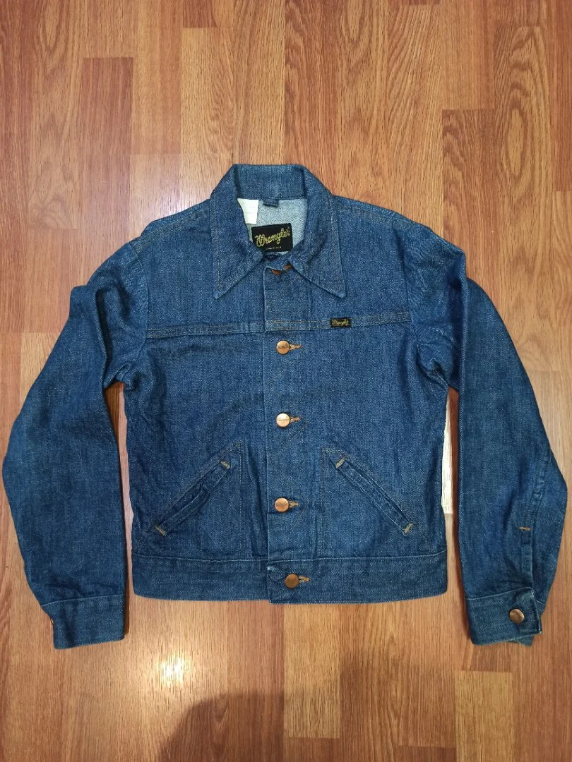 детская джиинсовая куртка wrangler винтаж - миниатюра 2