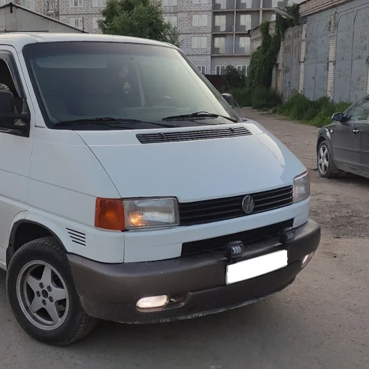 Капот стеклопластик Volkswagen T4 (90-23) прямая морда - изображение 1