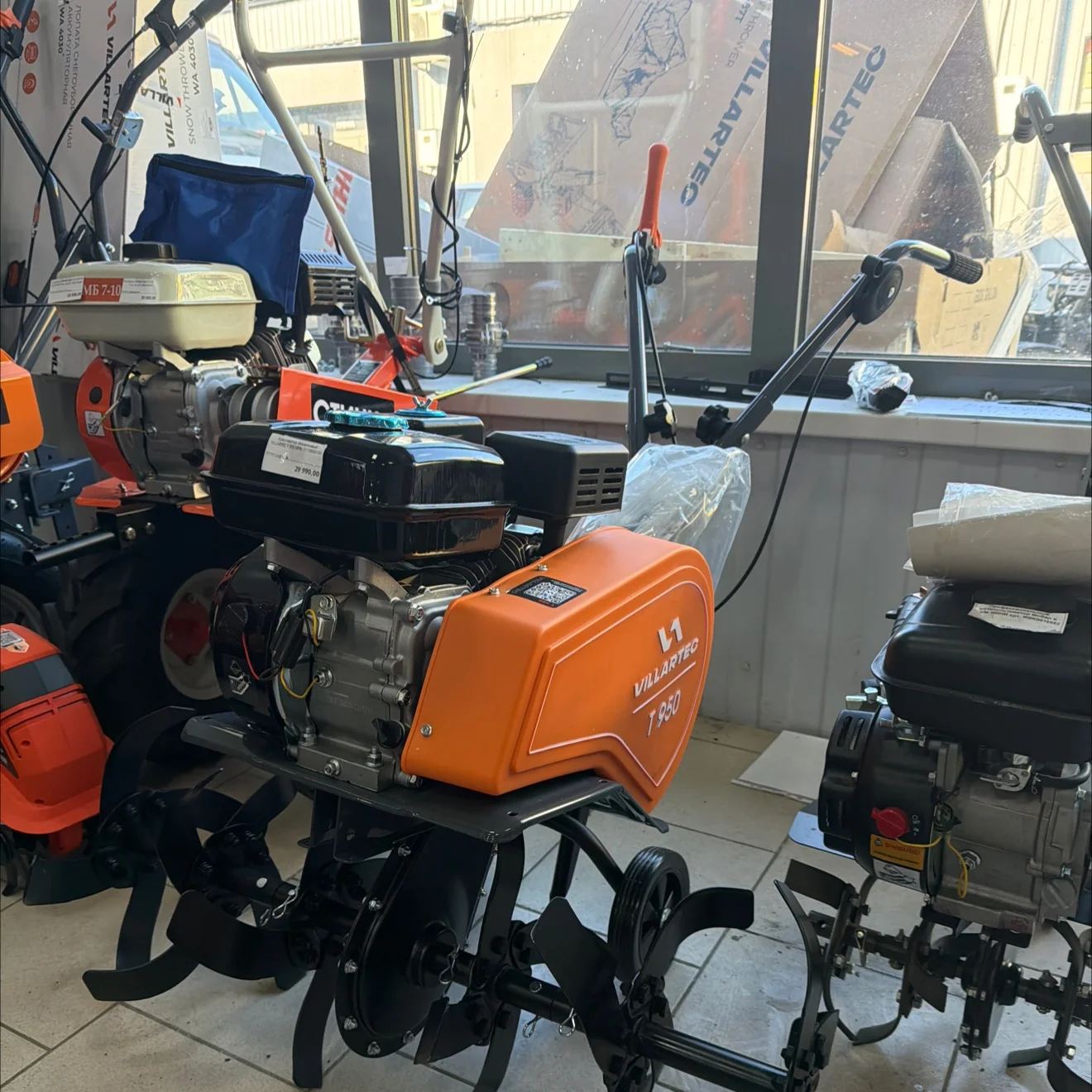 Культиватор бензиновый villartec T950 - миниатюра 3