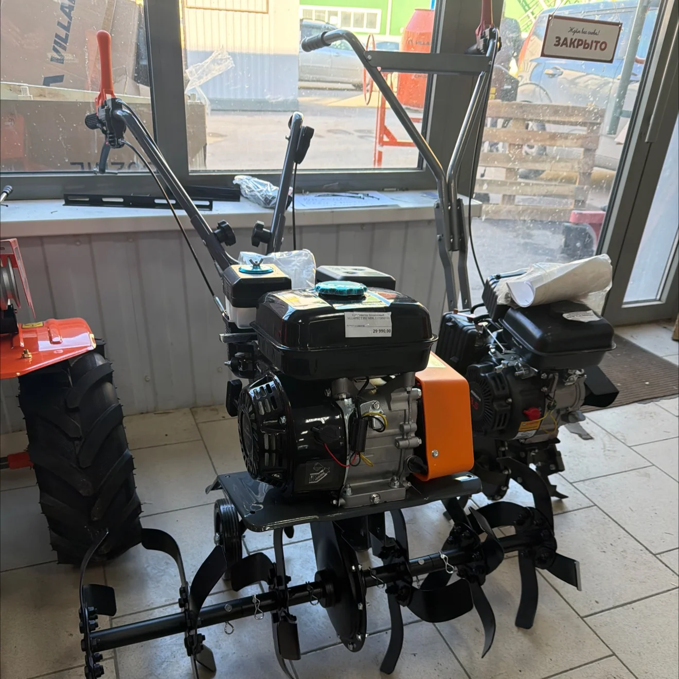 Культиватор бензиновый villartec T950 - миниатюра 5