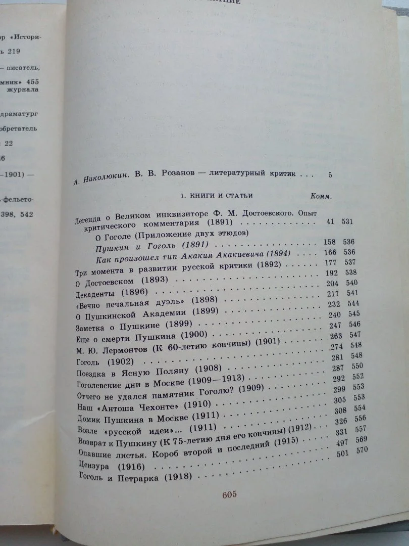 Розанов В. В. «Мысли о литературе» - миниатюра 2