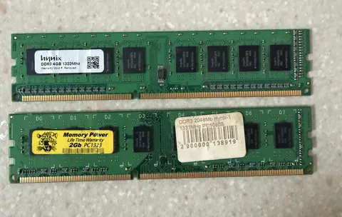 Оперативная память ddr3. 4gb, 2gb