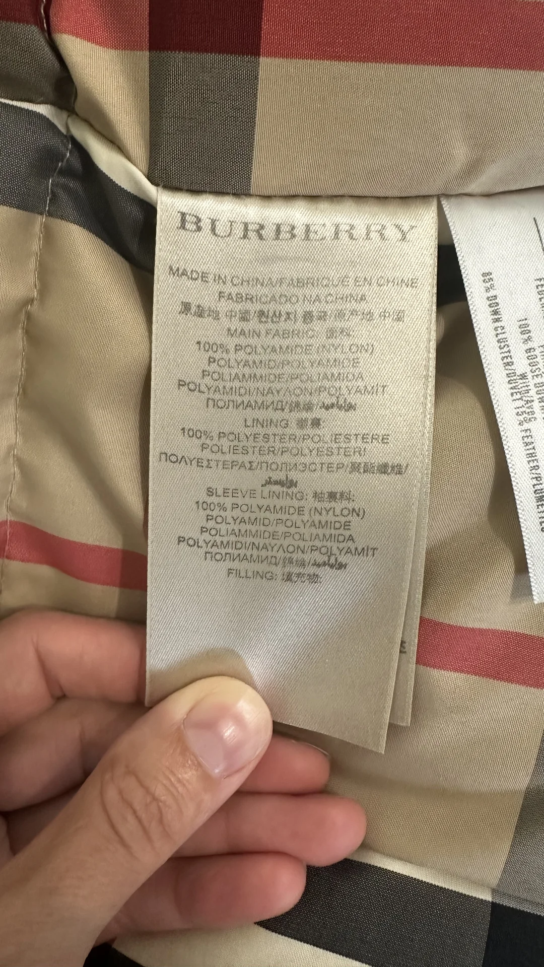 Пуховик Burberry - миниатюра 4
