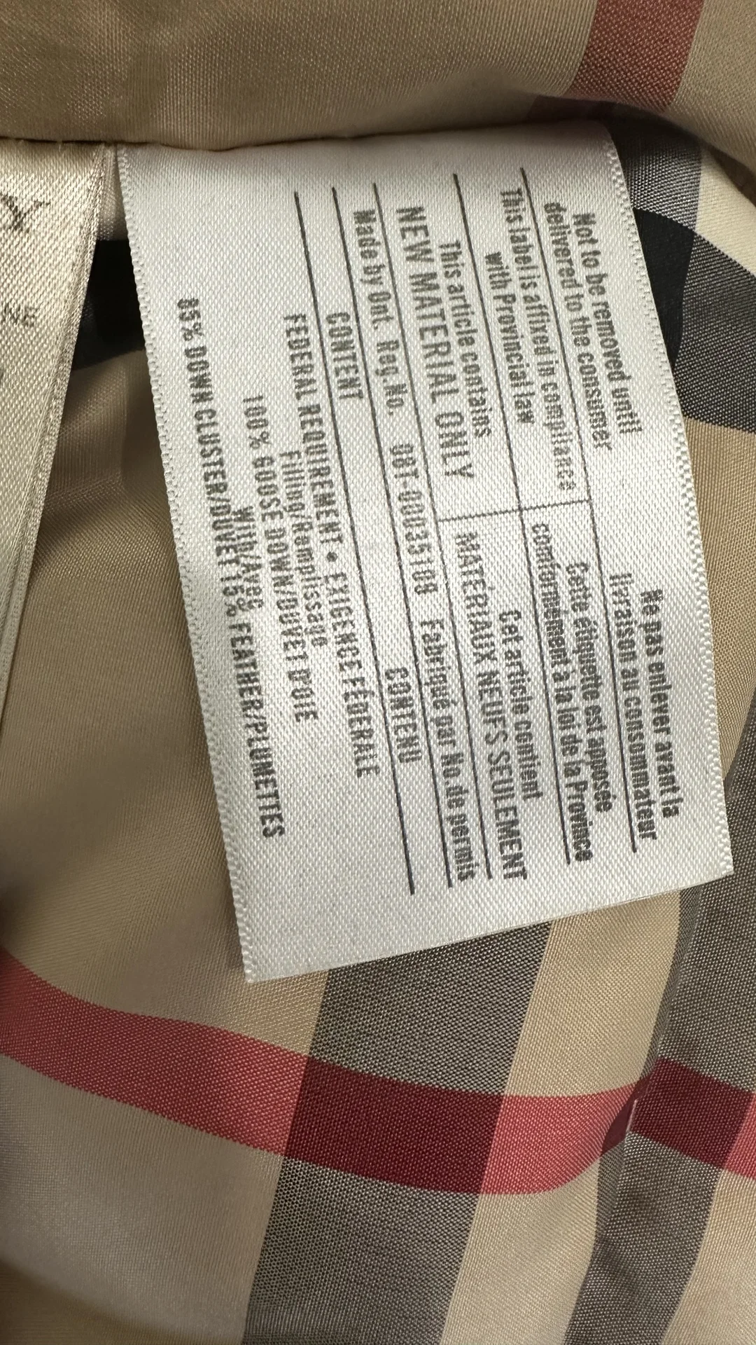 Пуховик Burberry - миниатюра 5