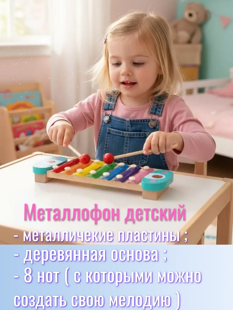 Ксилофон детский ( металлофон ) - изображение 1