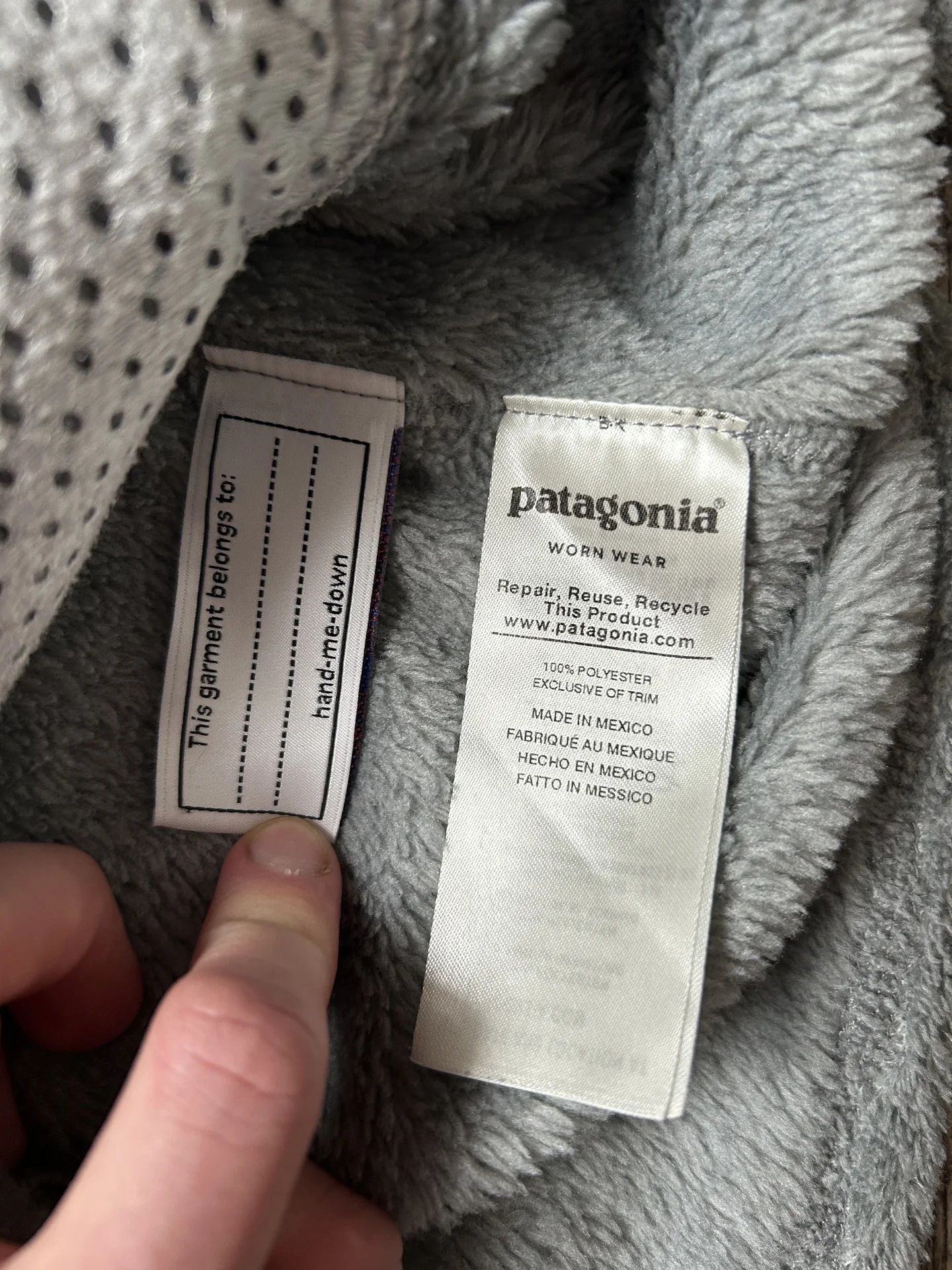 Флиска/Флисовая кофта Patagonia Оригинал S - миниатюра 4