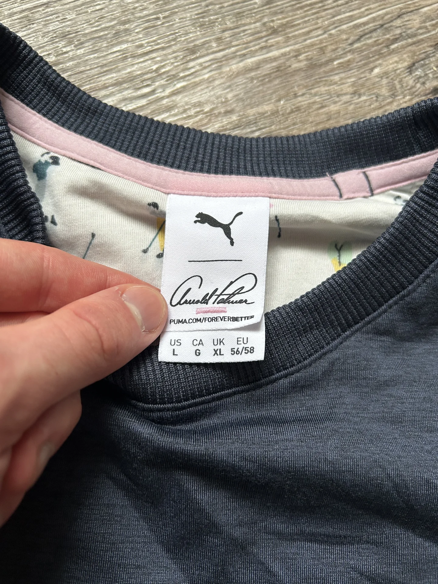 PUMA x Arnold Palmer CLOUDSPUN Crewneck Sweatshirt - миниатюра 3
