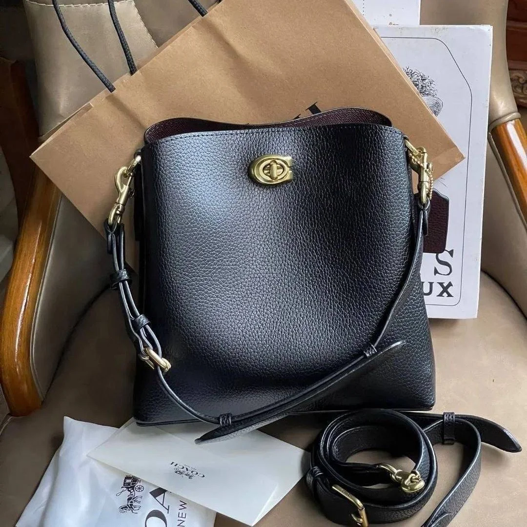 Сумка Coach натуральная кожа - миниатюра 2