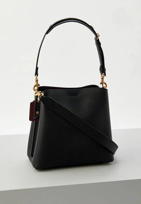 Сумка Coach натуральная кожа - миниатюра 8