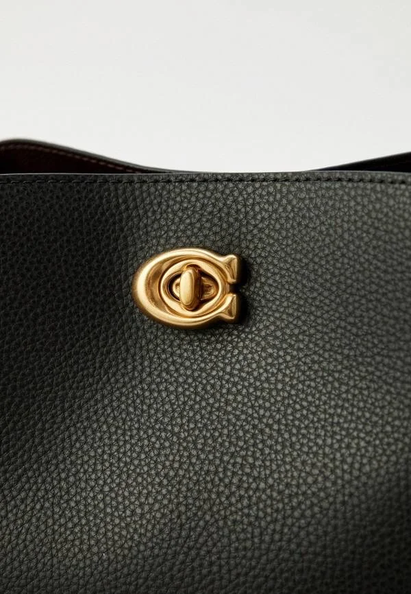 Сумка Coach натуральная кожа - миниатюра 10