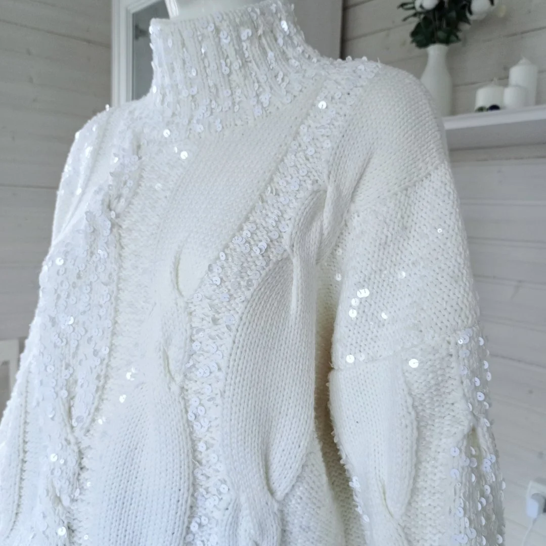 Свитер вязаный в стиле Ermanno Scervino - миниатюра 4
