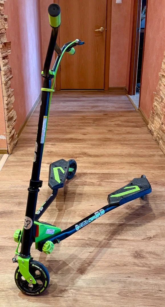 Самокат инерционный Yvolution Fliker Carver C3 - миниатюра 6