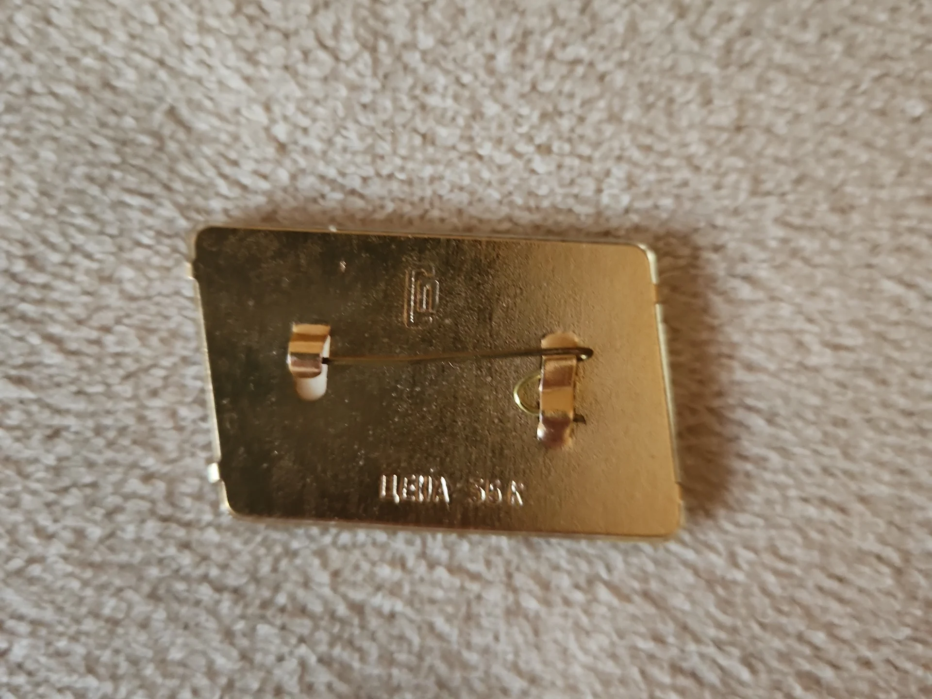 Значок С Новым Годом. СССР. Переливающийся - миниатюра 11