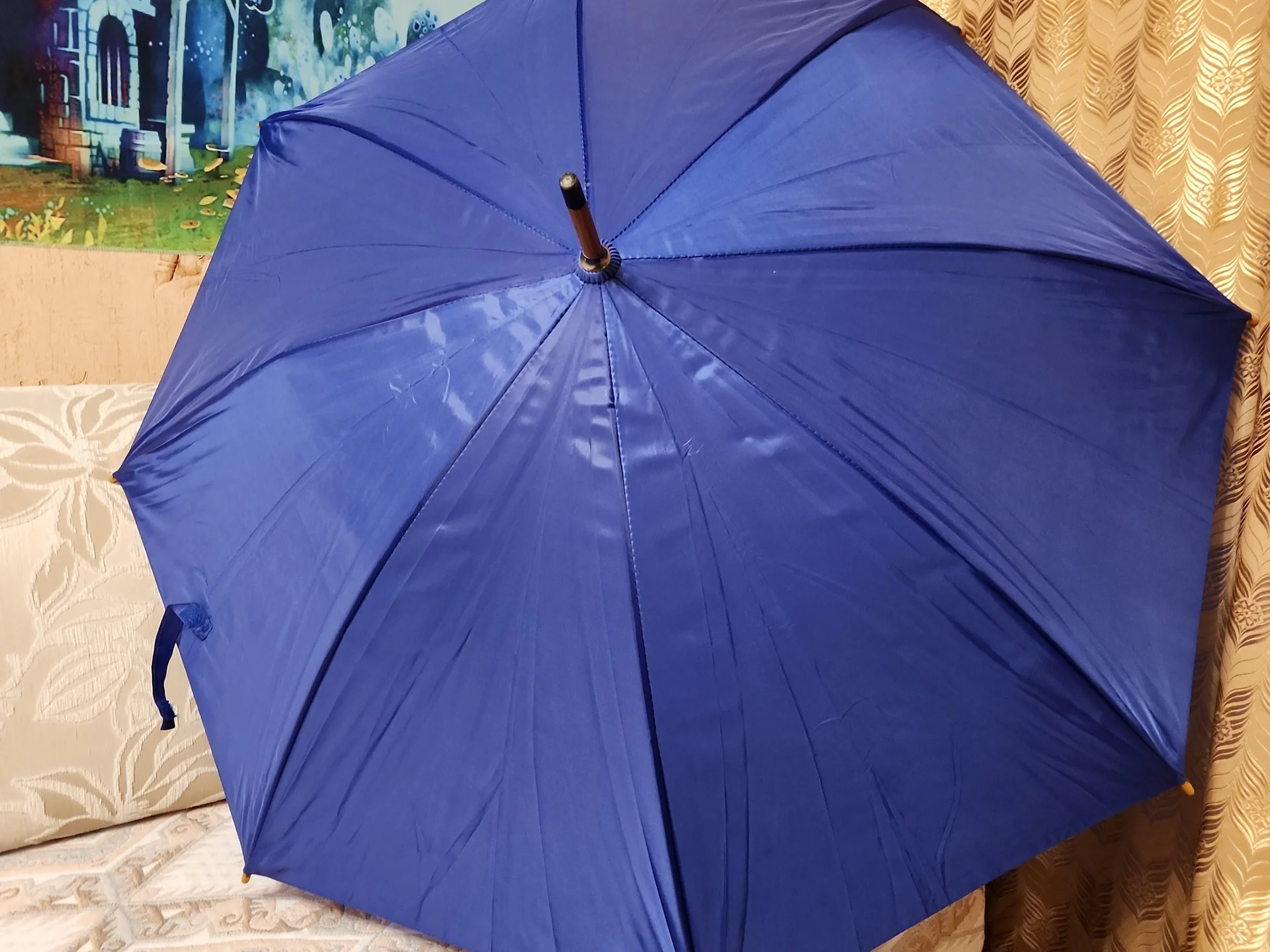 Зонт трость полуавтомат - миниатюра 9