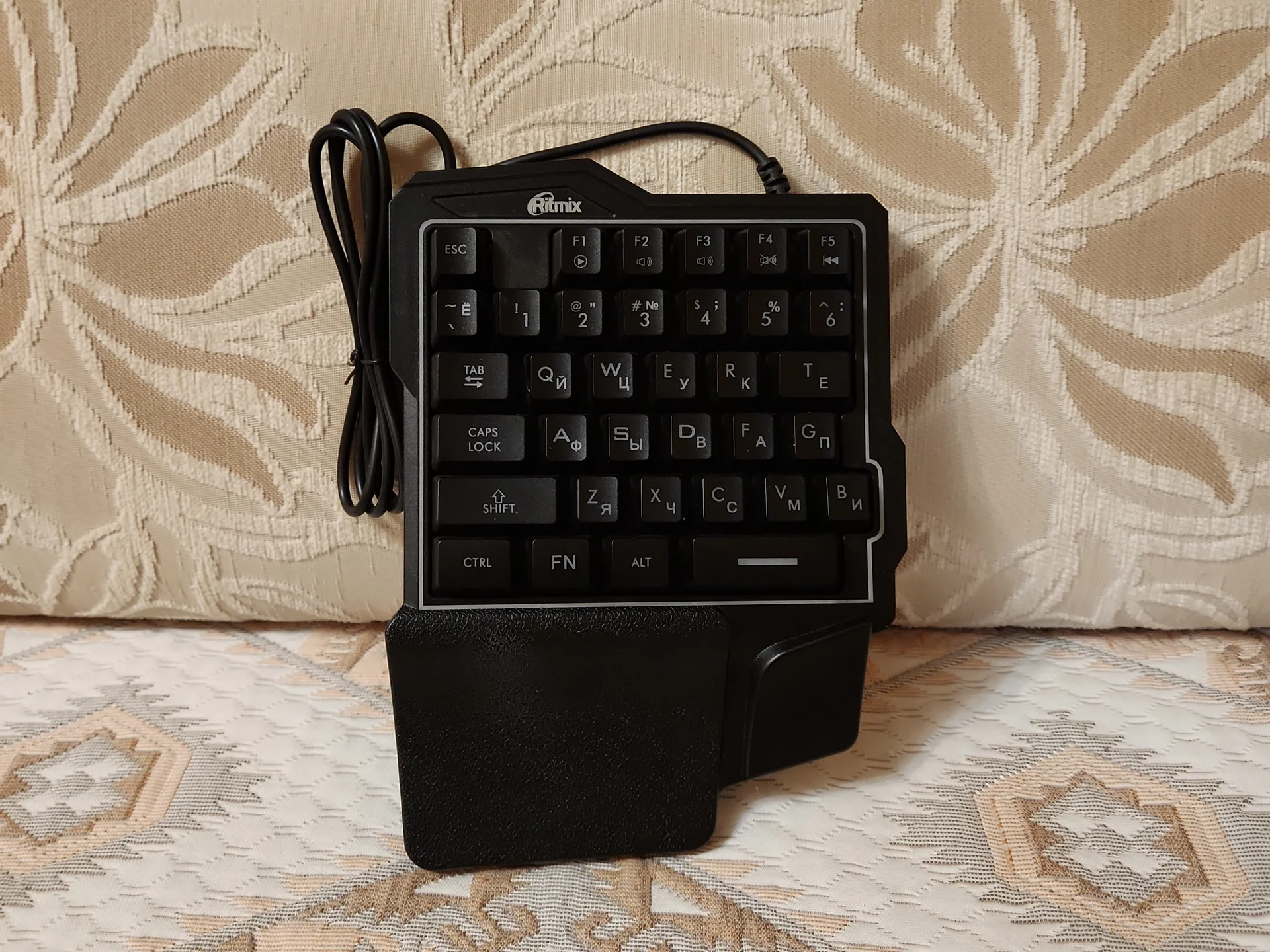 Наушники A4Tech, игровая клавиатура RKB-209BL - миниатюра 2