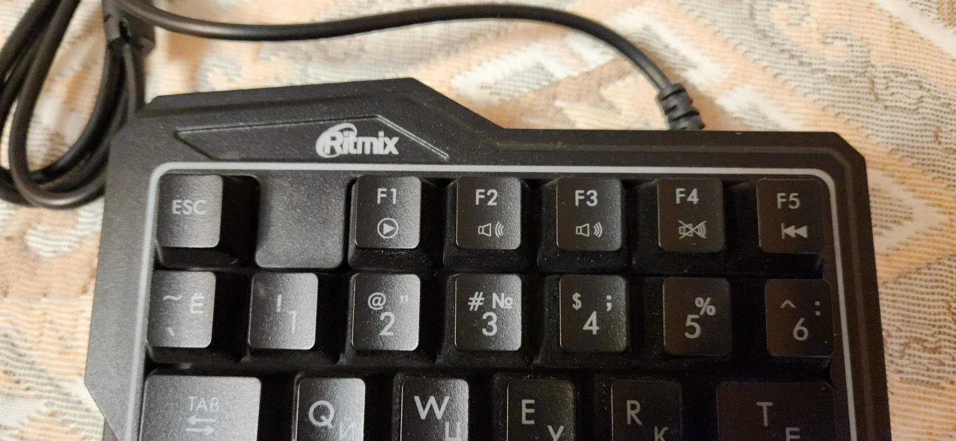 Наушники A4Tech, игровая клавиатура RKB-209BL - миниатюра 5