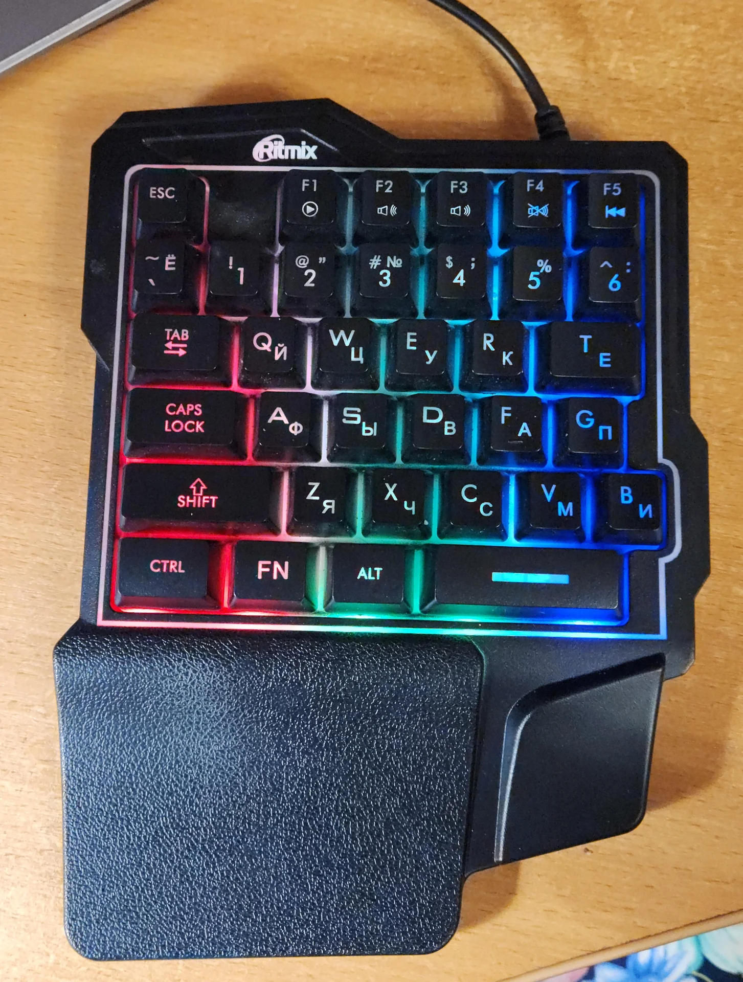 Наушники A4Tech, игровая клавиатура RKB-209BL - миниатюра 19