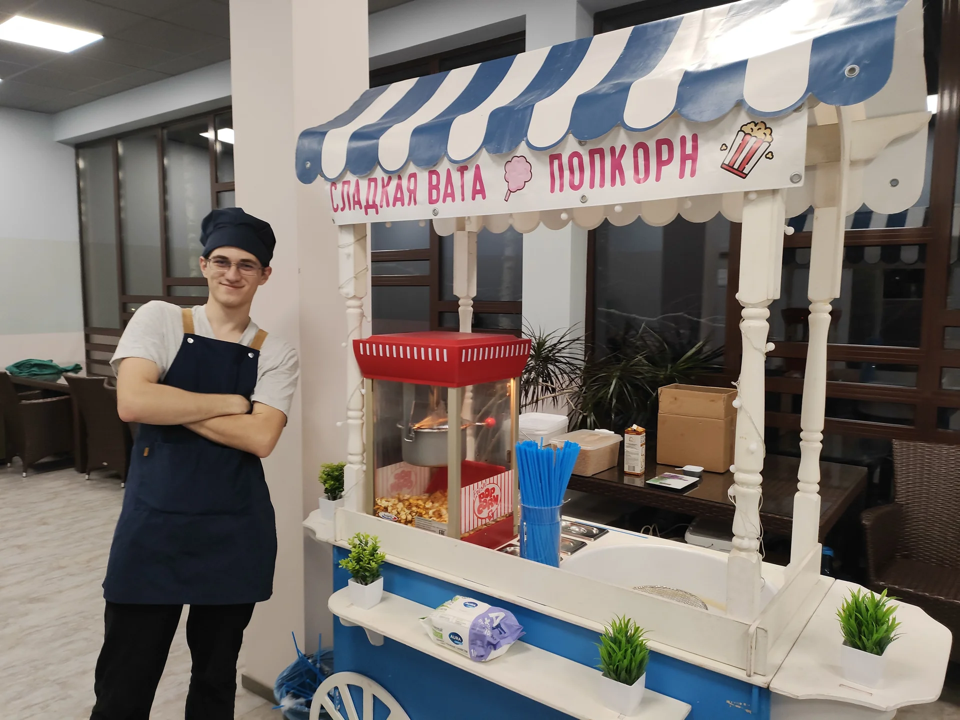 Сладкая вата,попкорн,горячая кукуруза на праздник - миниатюра 4