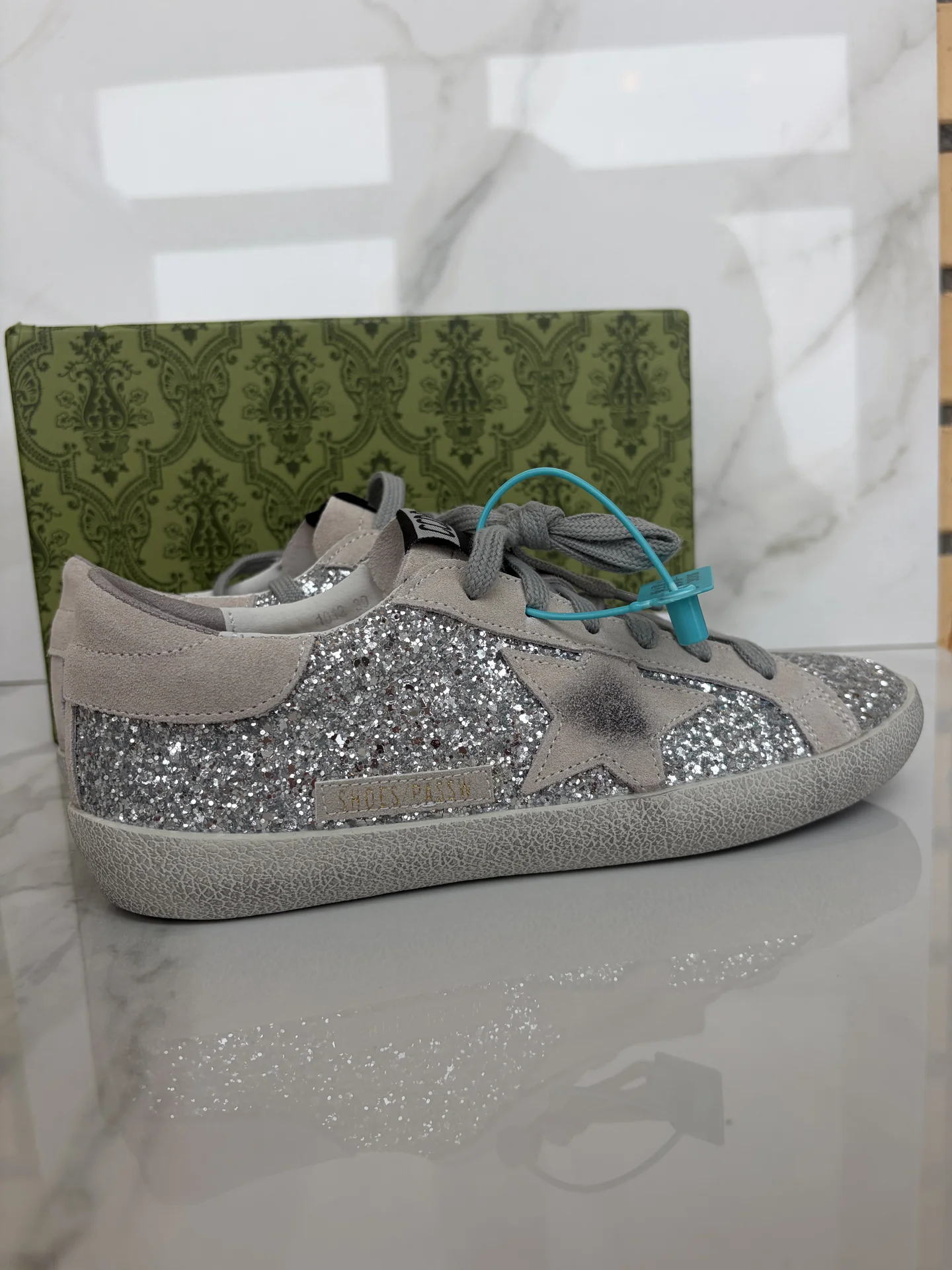 Кеды в стиле golden goose - миниатюра 3