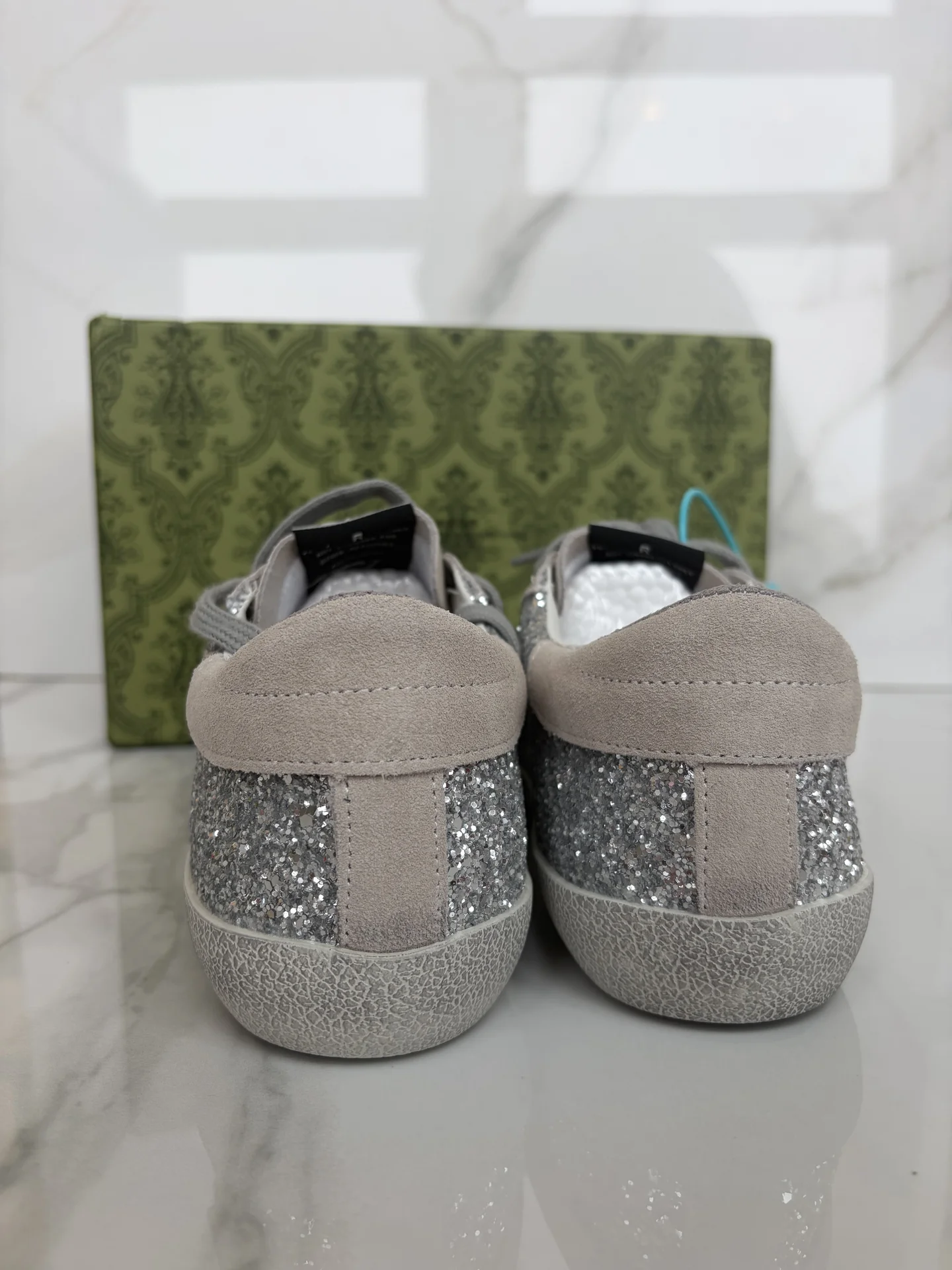 Кеды в стиле golden goose - миниатюра 4