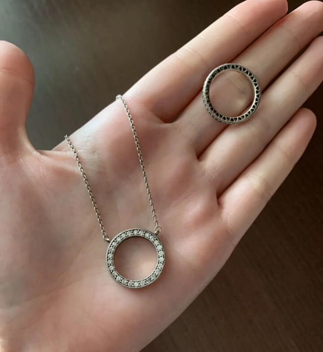 комплект Pandora «Сердца» - миниатюра 3