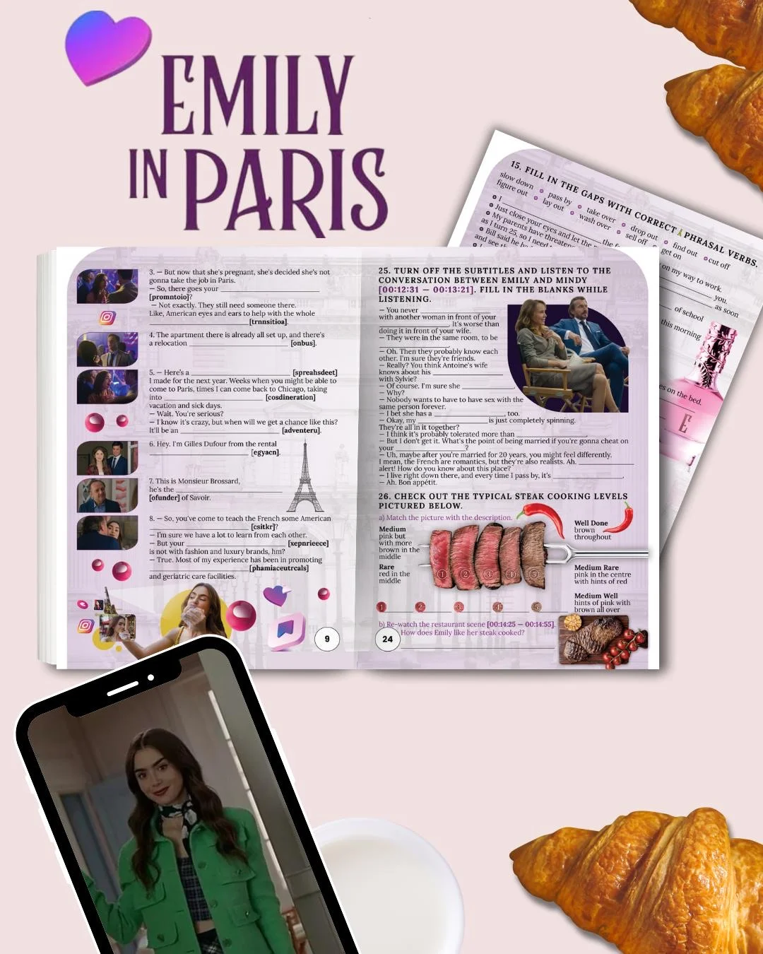 Тематический workbook по сериалу «Emily in Paris» - миниатюра 2