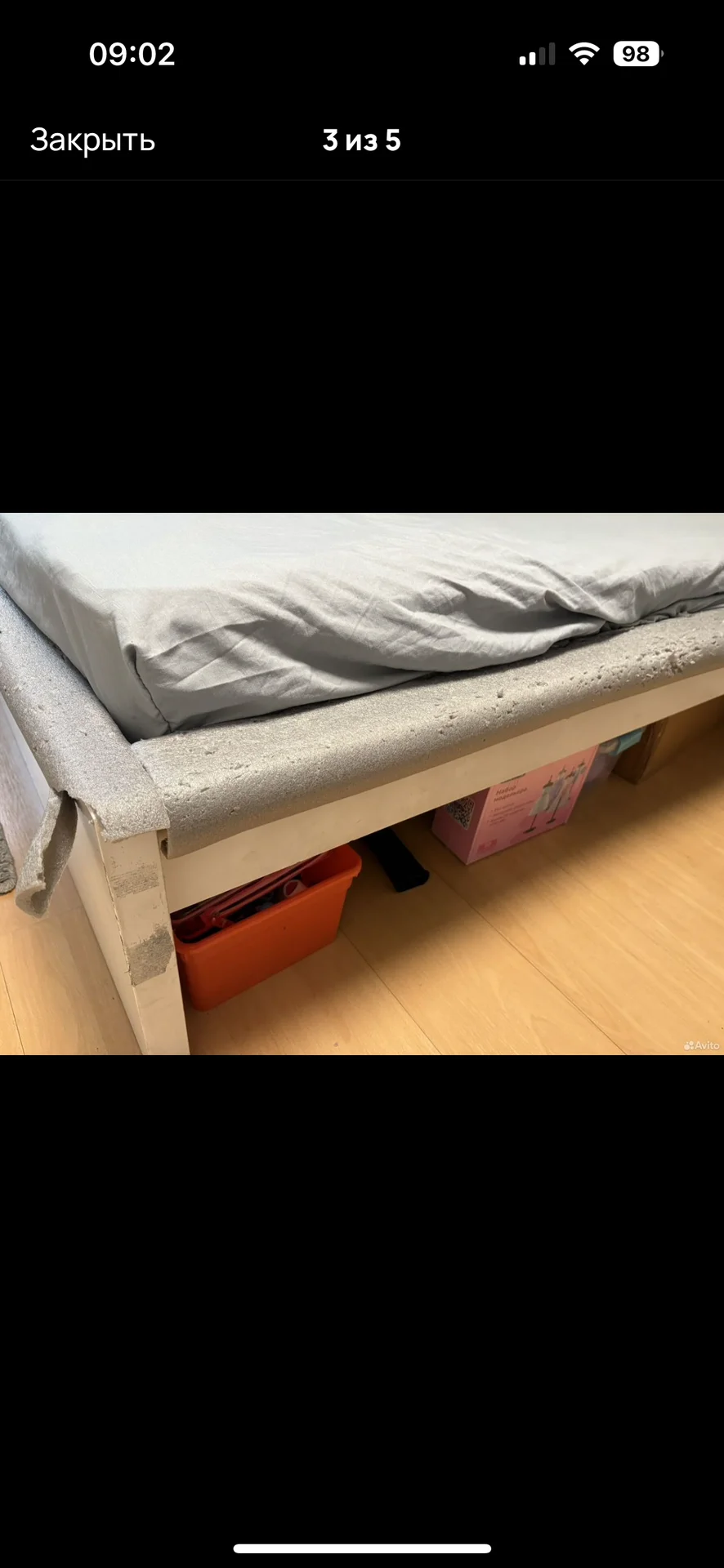 IKEA MALM Кровать двуспальная 180×200 - миниатюра 3