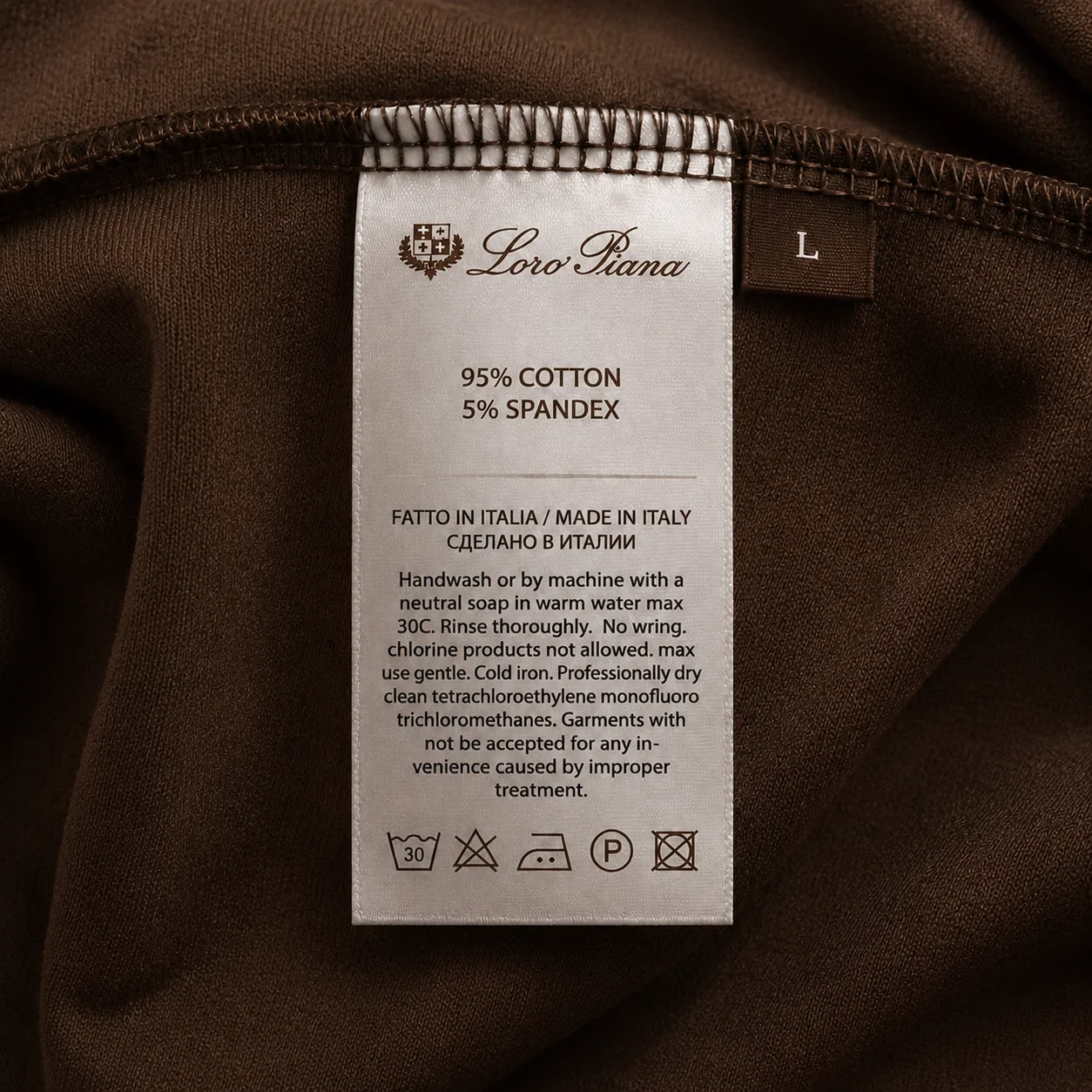 Мужская футболка Loro Piana Old Money премиум - миниатюра 6