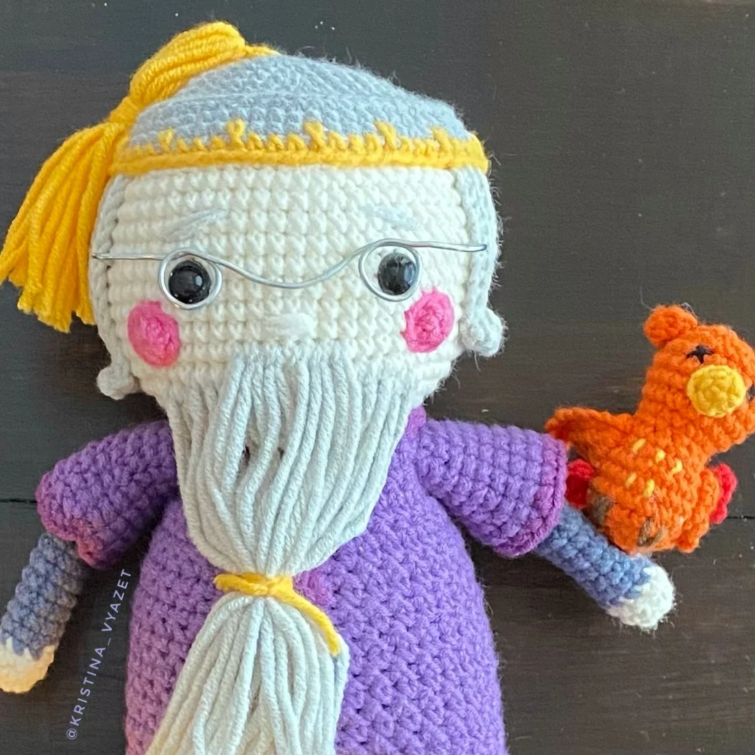 Вязаная игрушка «Дамблдор» - миниатюра 2