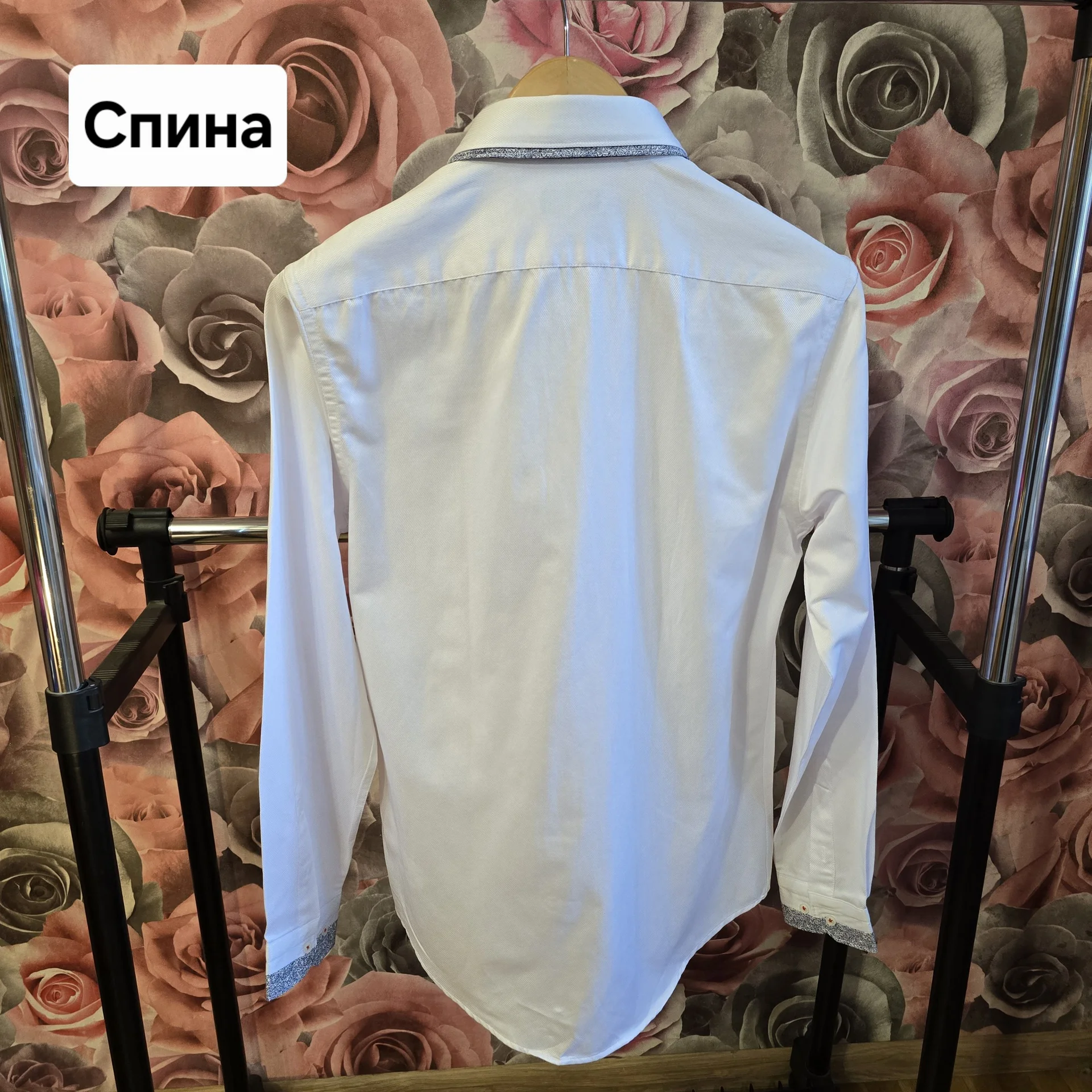 Мужская белая рубашка с дл.рукавом Турция - миниатюра 9