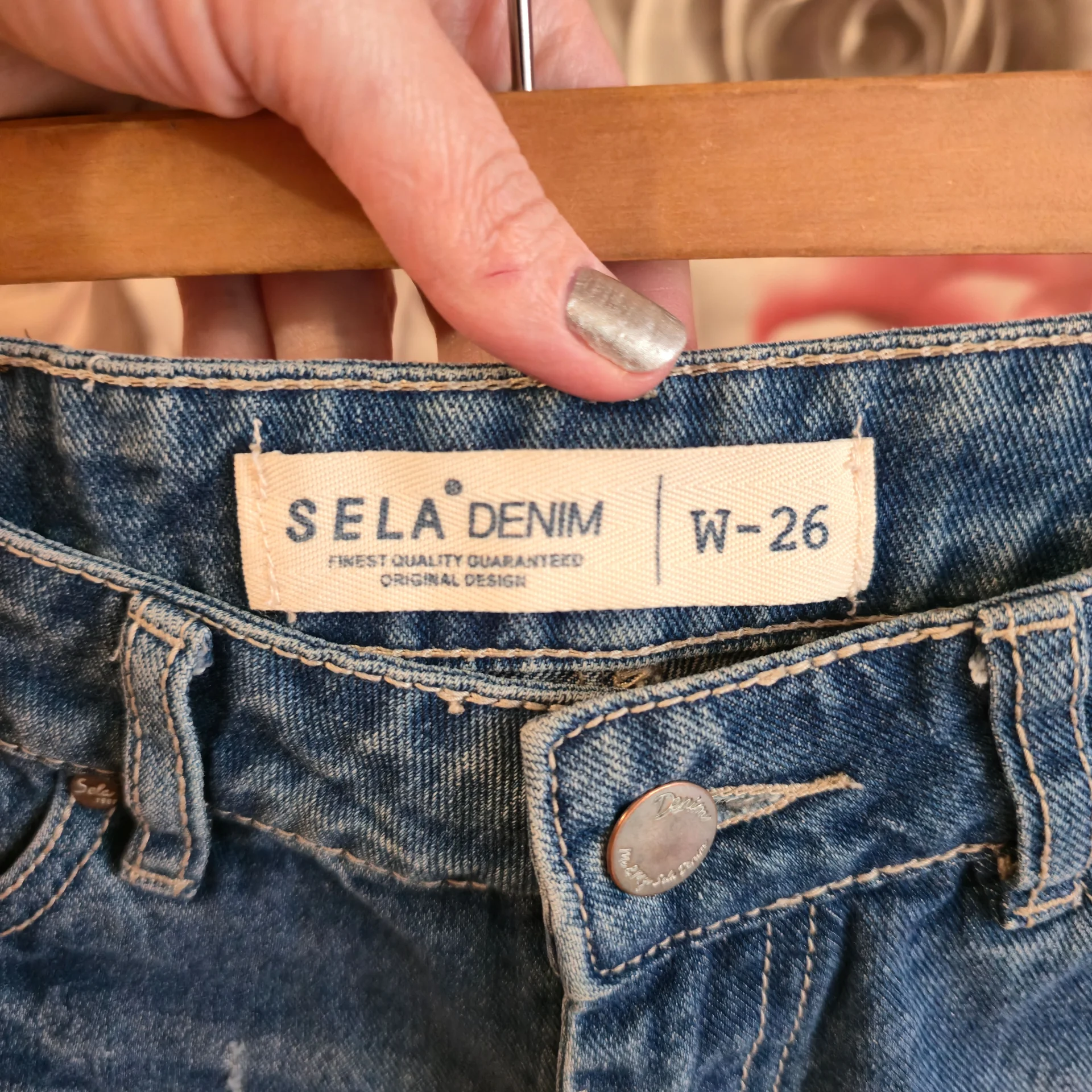 Женские джинсовые шорты Sela denim р.26(40-42) - миниатюра 2