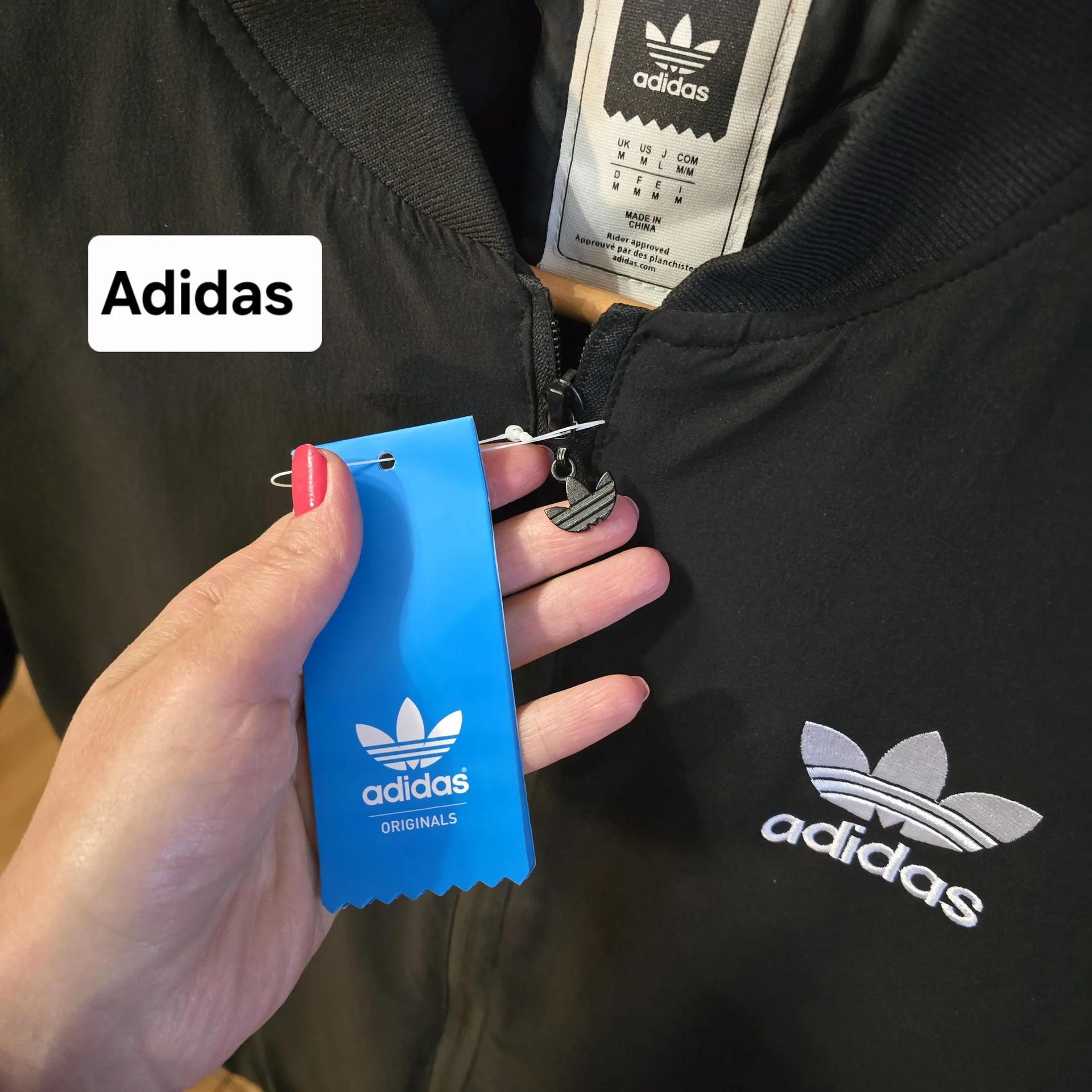 Мужская куртка бомбер Adidas M(46) - миниатюра 2