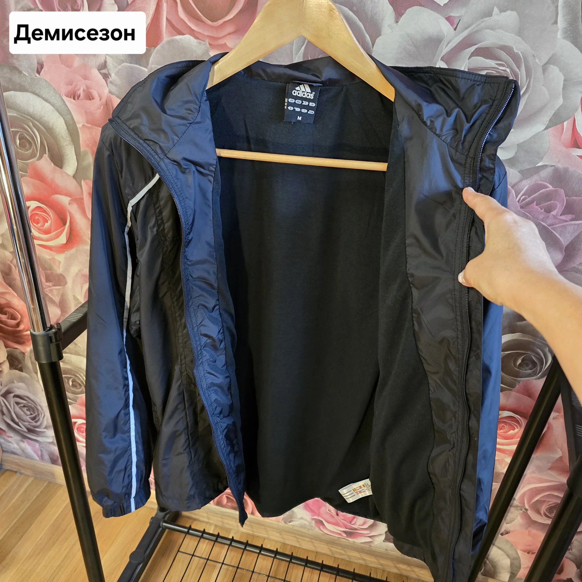 Женская ветровка/мастерка Adidas М(44) - миниатюра 7