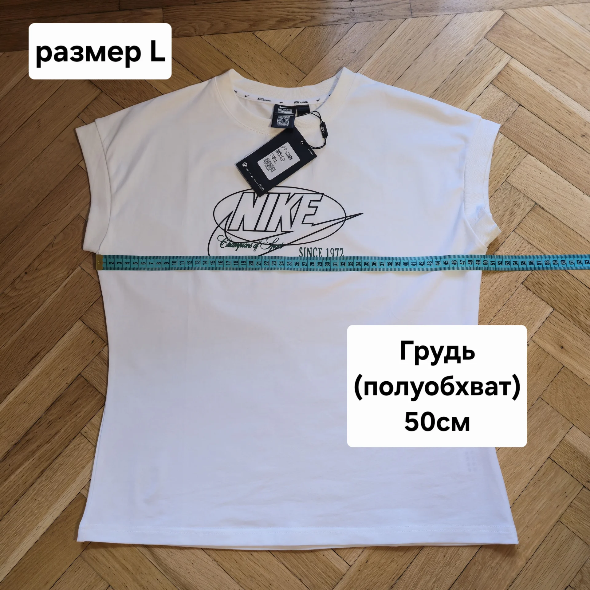Женская футболка Nike (хлопок) - миниатюра 11